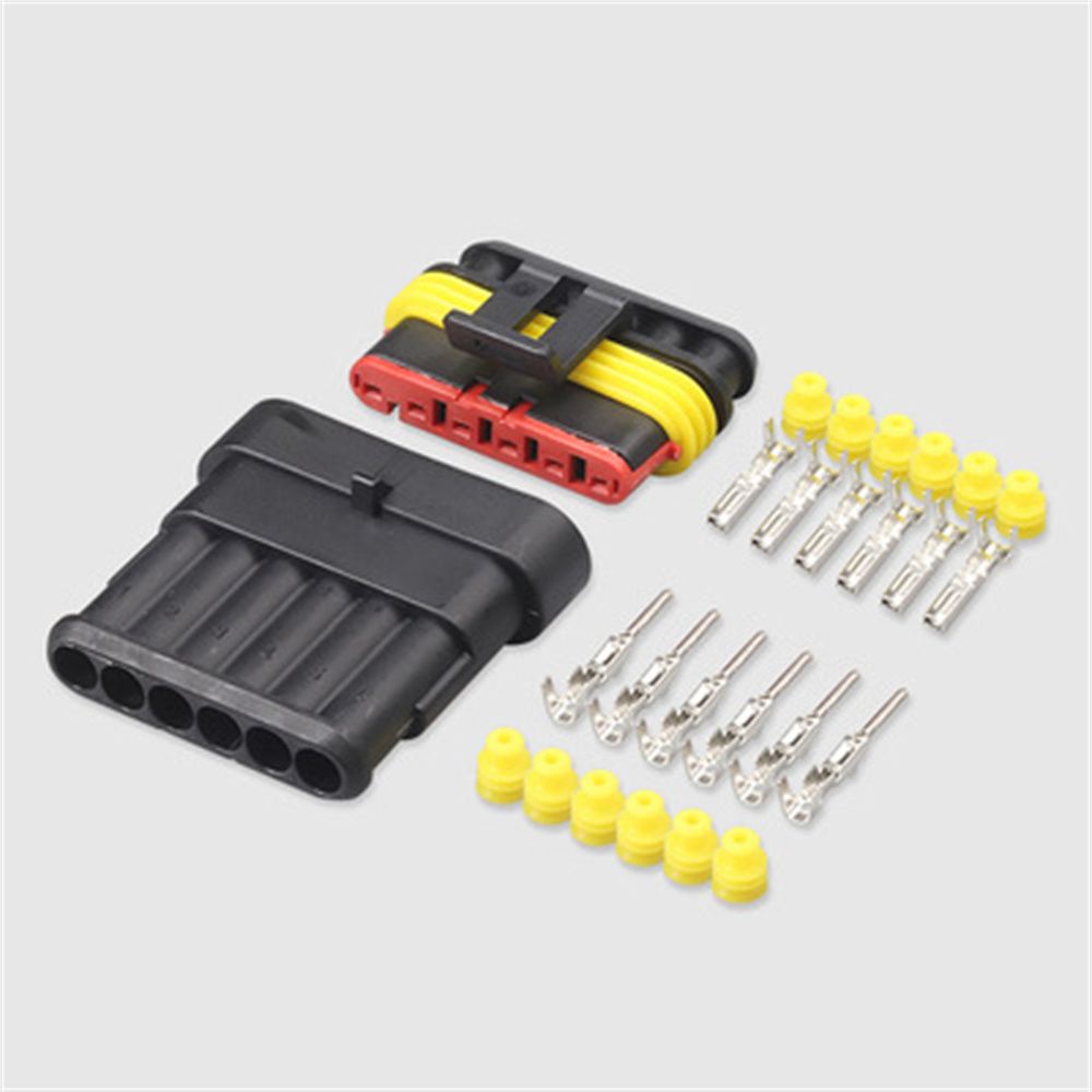 Set 5 đầu nối dây điện IP68 chống nước 1/2/3/4/5/6 Pin