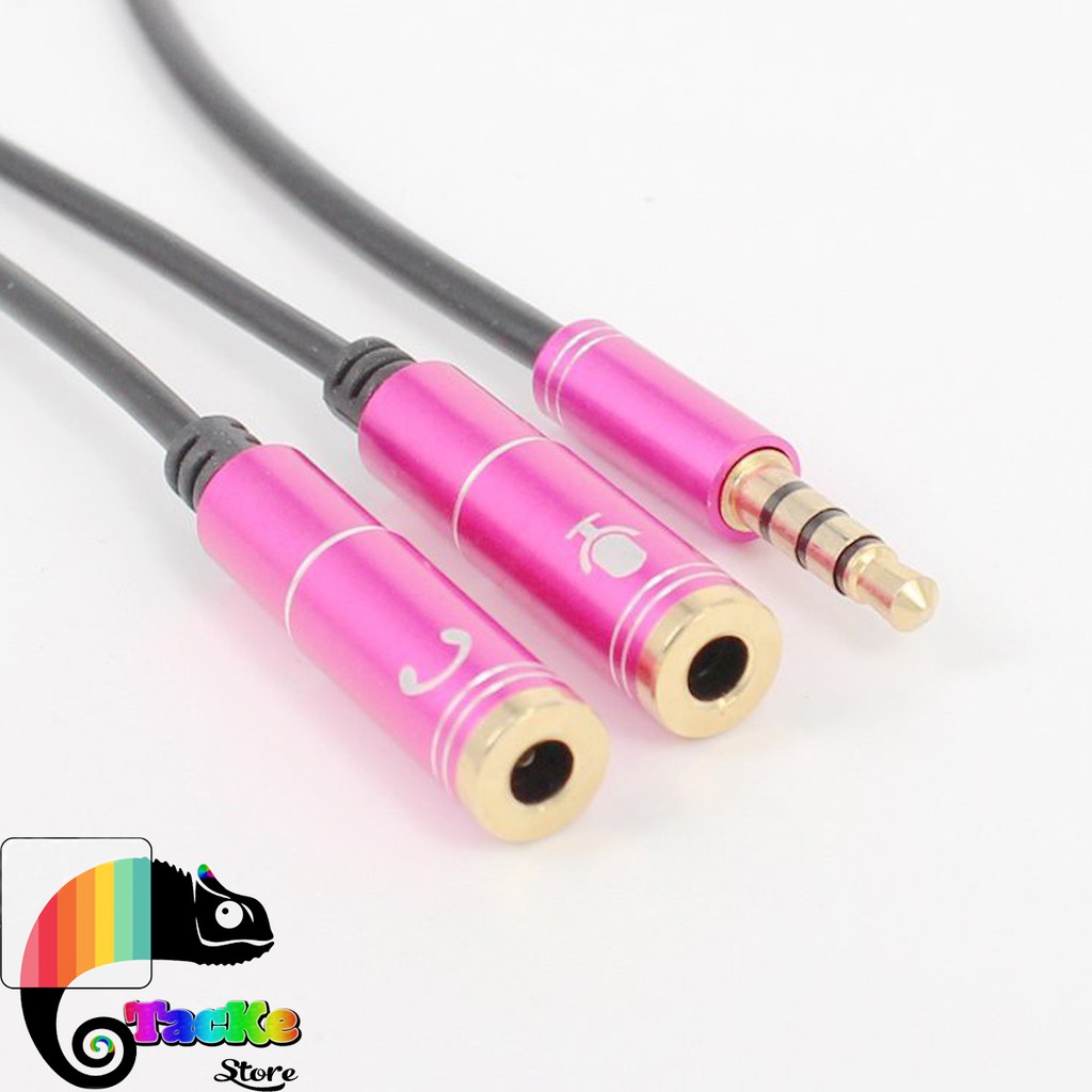 [CHÍNH HÃNG] Cáp chia audio 3.5mm ra Mic và loa hàng cao cấp I 3.5mm Audio Stereo Y Splitter Extension Cable