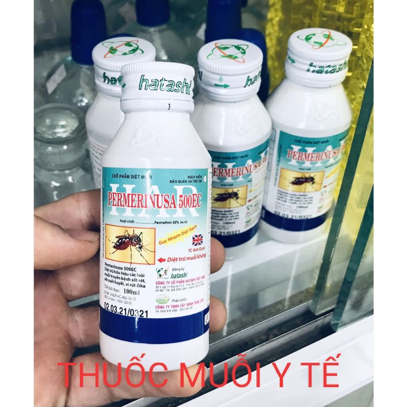 Thuốc muỗi y tế phun xịt -tẩm màn  diệt côn trùng 50EC ANH QUỐC
