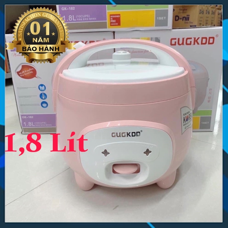 Nồi Cơm Điện CUCKOO Hàn Quốc , Nồi Cơm Điện Cao Tần GK-182 1,8L Bảo Hành 24 Tháng Tặng Kèm Xửng Hấp
