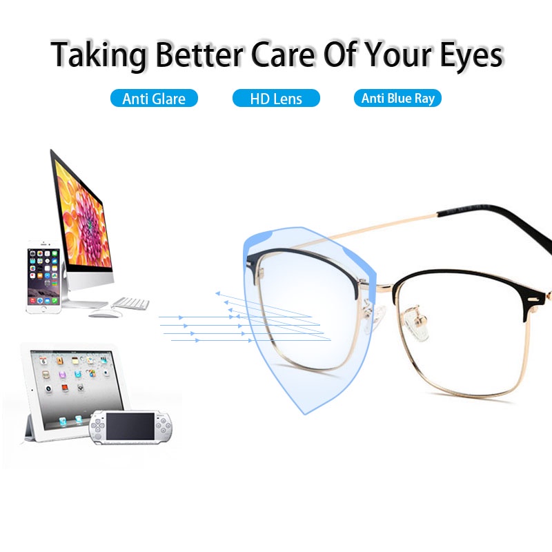 Mắt kính VIENDO chống ánh sáng xanh chống tia UV400 đổi màu độc đáo thời trang cho nam nữ