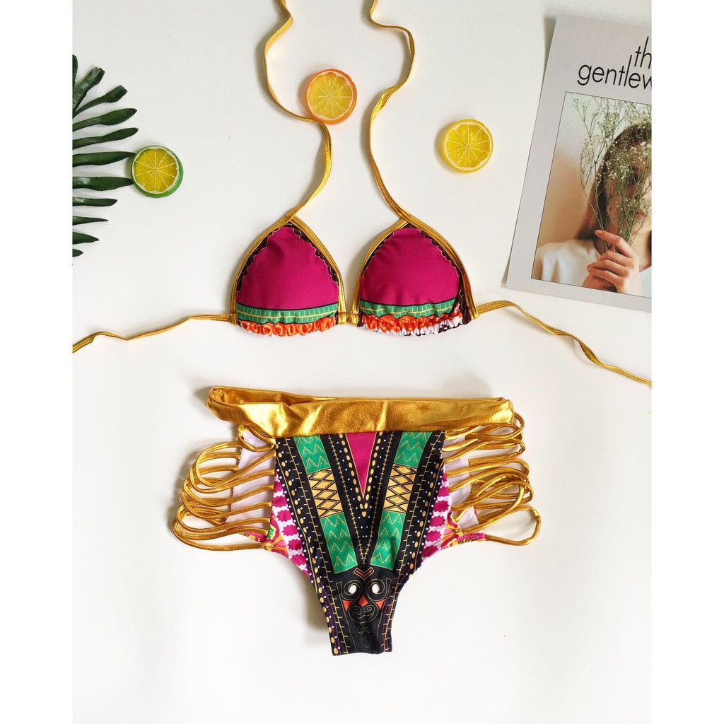 Bikini ánh kim sexy(4 màu)