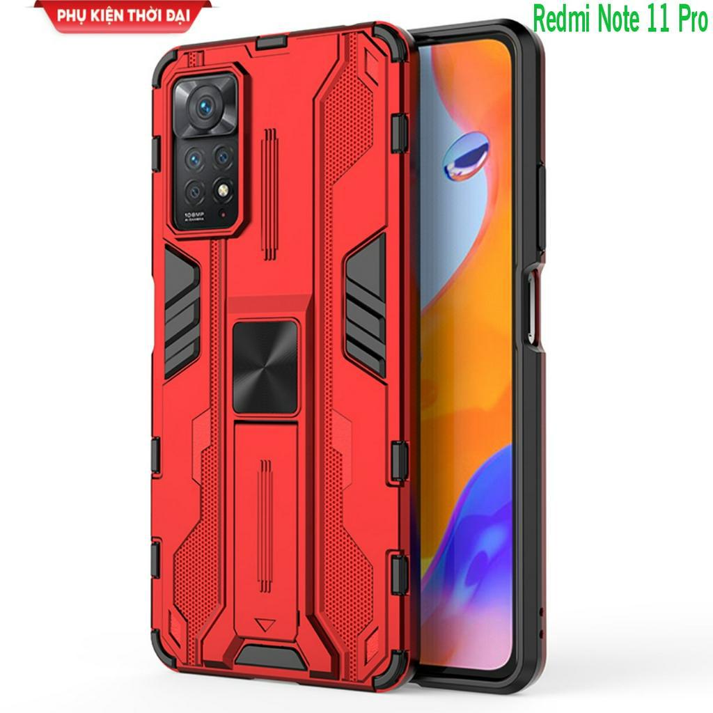 Ốp lưng Redmi Note 11 Pro Iron Man Ver 3 chống sốc giá đỡ chân đế bảo vệ toàn diện