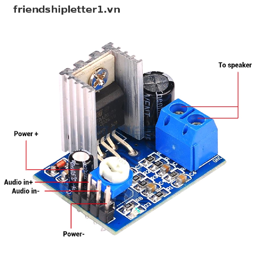 Mô đun khuếch đại âm thanh TDA2030A AMP 6-12V 1*18W