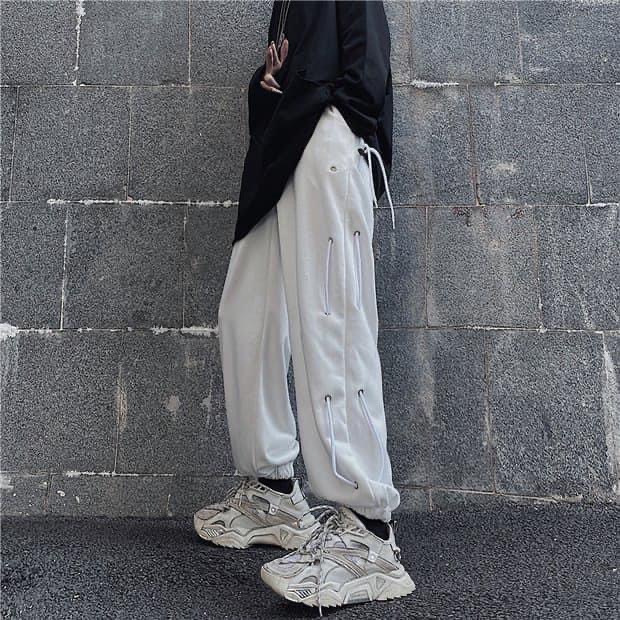 Quần dài unisex phối dây cá tính GMS