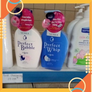 Sữa tắm dưỡng ẩm hương hoa dịu ngọt Senka Perfect Bubble for Body Sweet Floral 500ml