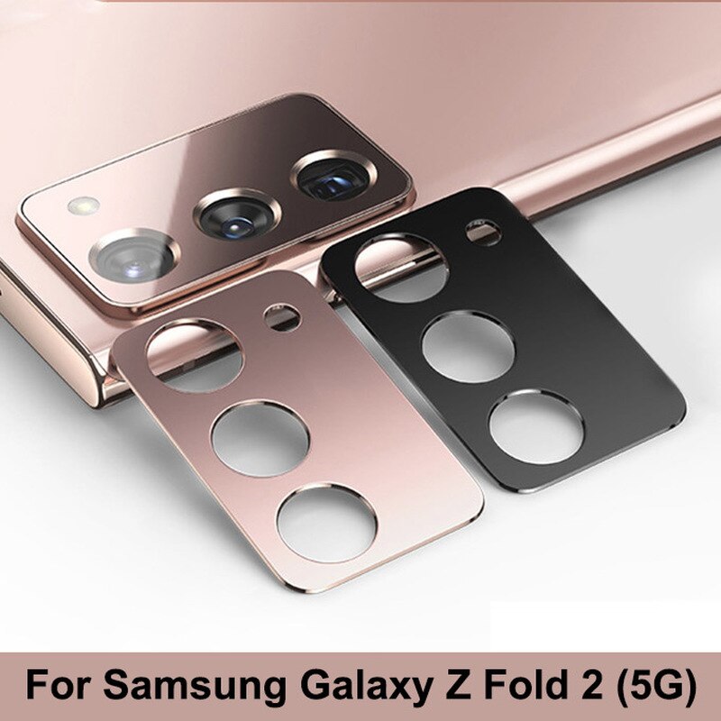 Khung Kim Loại Bảo Vệ Camera Sau Cho Samsung Galaxy Z Fold 2 5g Ốp