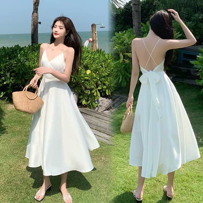 Đầm Maxxi Đi Biển, Dạo Phố, Đi Tiệc cuốn hút có mút ngực sẵn - Thời trang VADA (MX666) | BigBuy360 - bigbuy360.vn