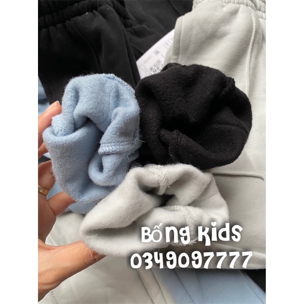Quần Nỉ Joggers Bé Gái Dày Dặn GJ