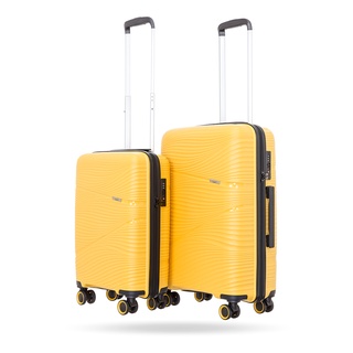 Combo 2 Vali Nhựa PP Chống Bể Vỡ Thương Hiệu Lusetti Dulcie LS1158: Size 20 và Size 24