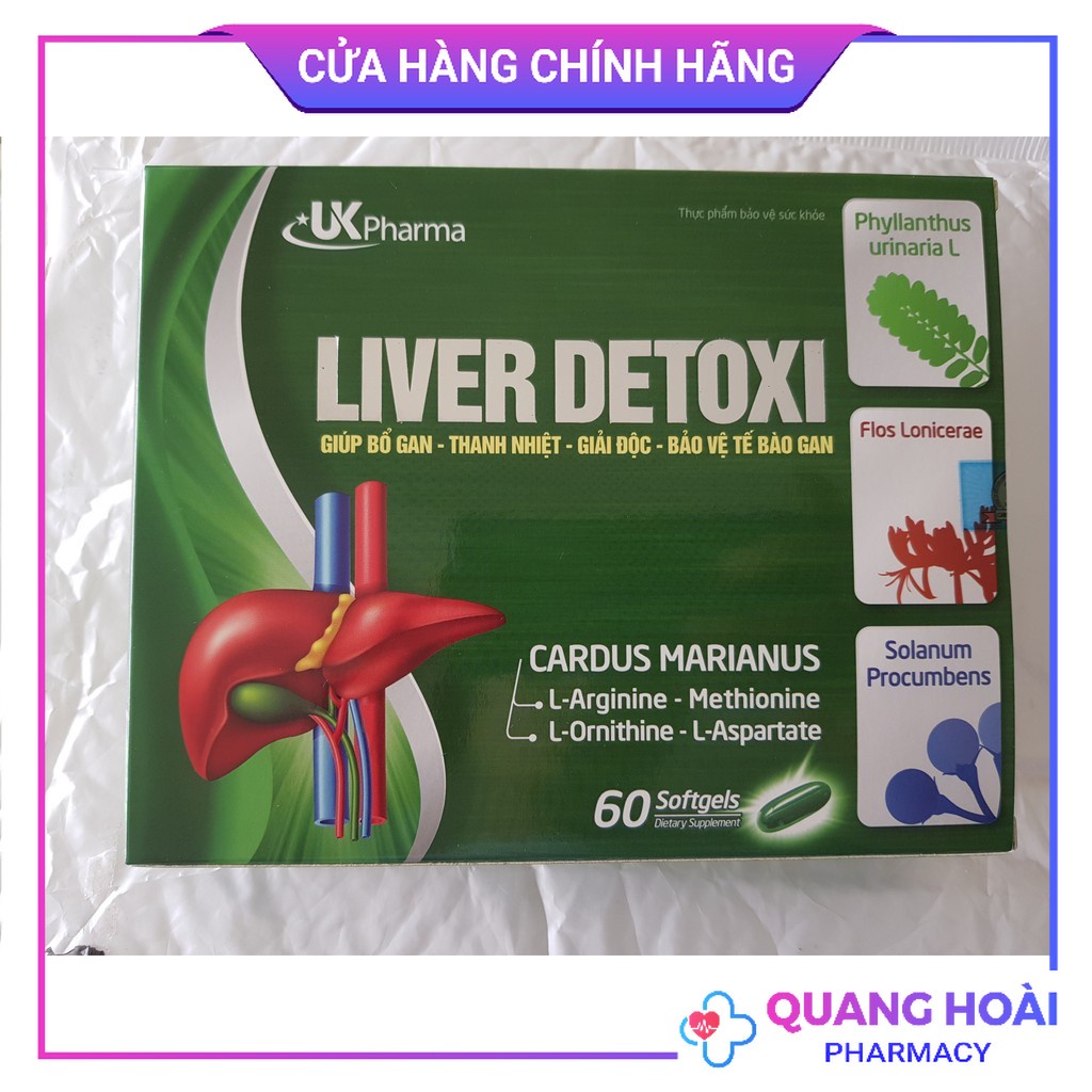 Bổ gan Liver Detoxi - Thanh nhiệt, giải độc, bảo vệ tế bào gan