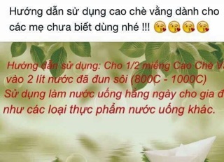 Cao chè vằng 1 kg 50 lá