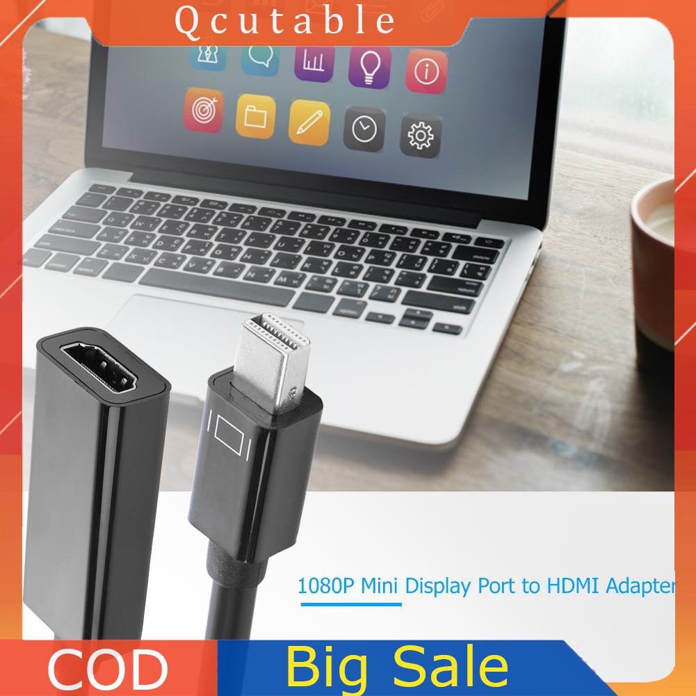 Giắc Chuyển Đổi 1080p Mini Display Port Sang Hdmi Cho Macbook