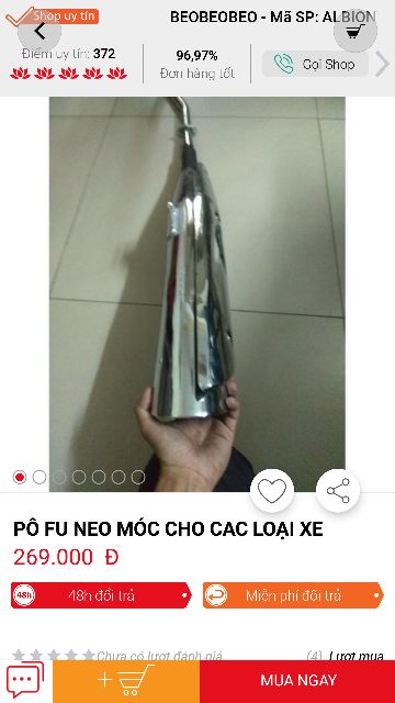 Pô future neo êm và móc gắn các loại xe