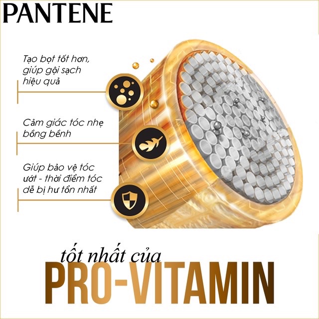 Dầu gội pantene 650g ngăn rụng toc