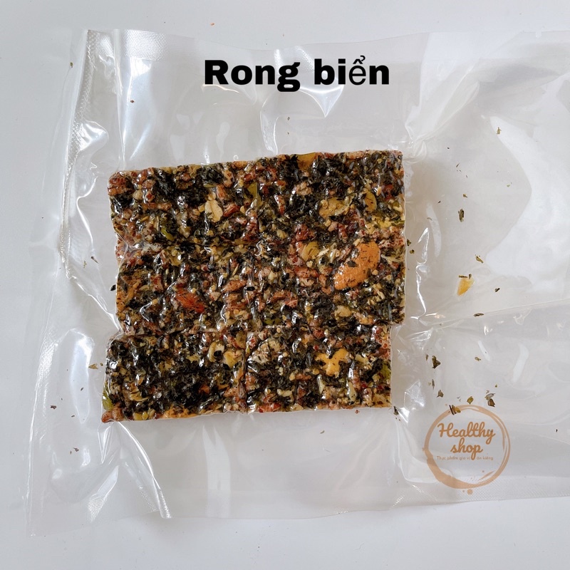 Thanh cơm gạo lứt ngũ cốc chà bông, rong biển miếng 200g