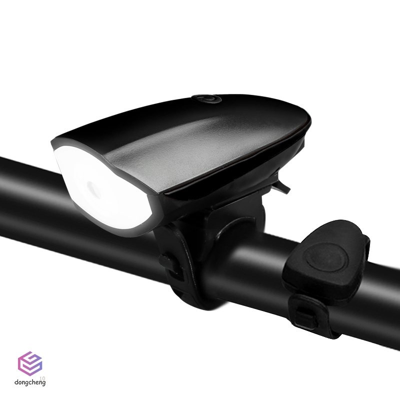 Đèn pha bóng LED sử dụng pin có còi cho xe đạp