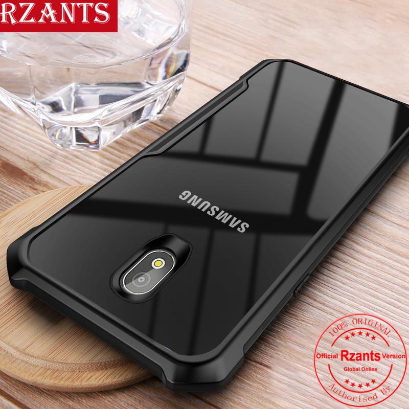 For Samsung Galaxy J7 Pro Transparent Back + Four Corner Anti-drop Slim Thin Cover