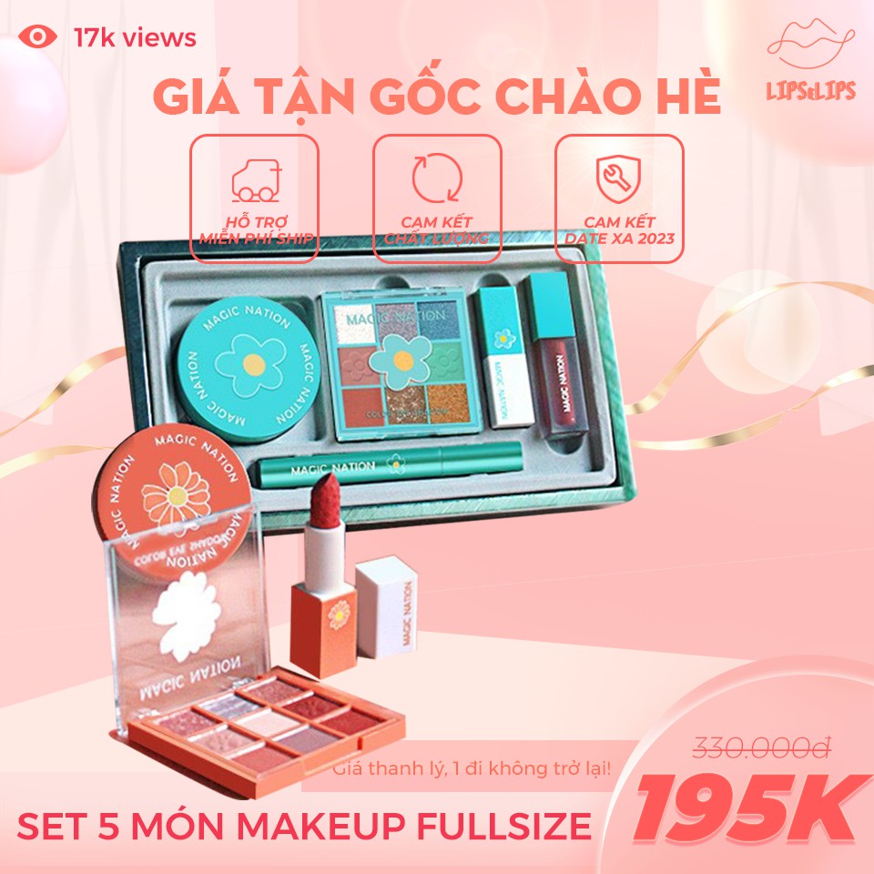 [Giá Thanh Lý] Bộ Trang Điểm 5 Món FullSize HOT TIKTOK | BigBuy360 - bigbuy360.vn