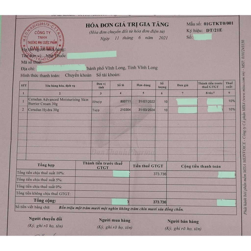 Kem dưỡng ẩm Ceradan Advance duy trì pH 12h  tube 30g