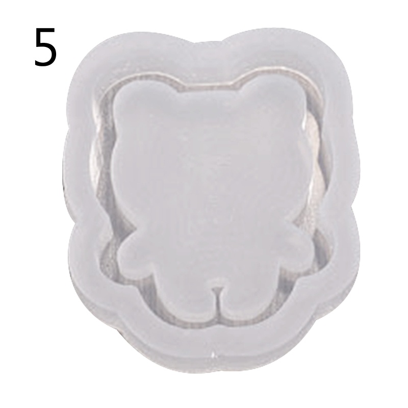 Khuôn Làm Móc Khóa Bằng Silicone Resin Đục Lỗ