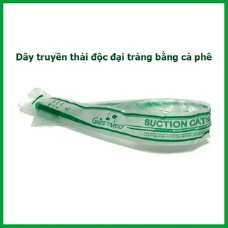 GIẢM 25% Dây truyền thải độc đại tràng cà phê enema GREETMED nhỏ mềm dẻo soft suction catheter tube for enema coffee