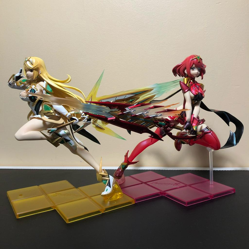 Xenoblade Chronicles 2 Homura và Hikari Pyra và Mythra Nhân vật trò chơi tỷ lệ 1 / 7 Tượng PVC Hình 