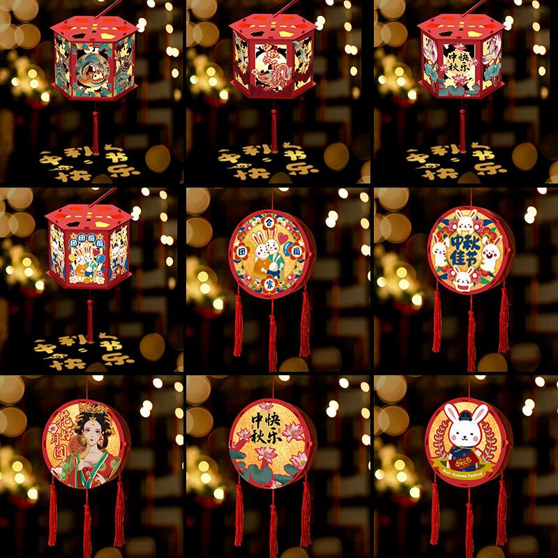 Lồng Đèn Treo Trang Trí Thủ Công Phong Cách Trung Hoa