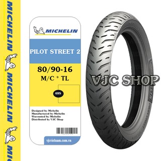Lốp Michelin 80/90-16 MC 48S PILOT STREET 2 R TL