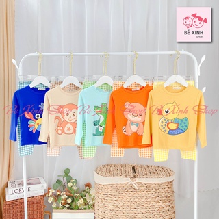 Bộ quần áo thun lạnh dài tay cho bé trai bé gái Minky Mom  Đồ bộ dài tay cho bé trai quần áo trẻ con CARO ĐV