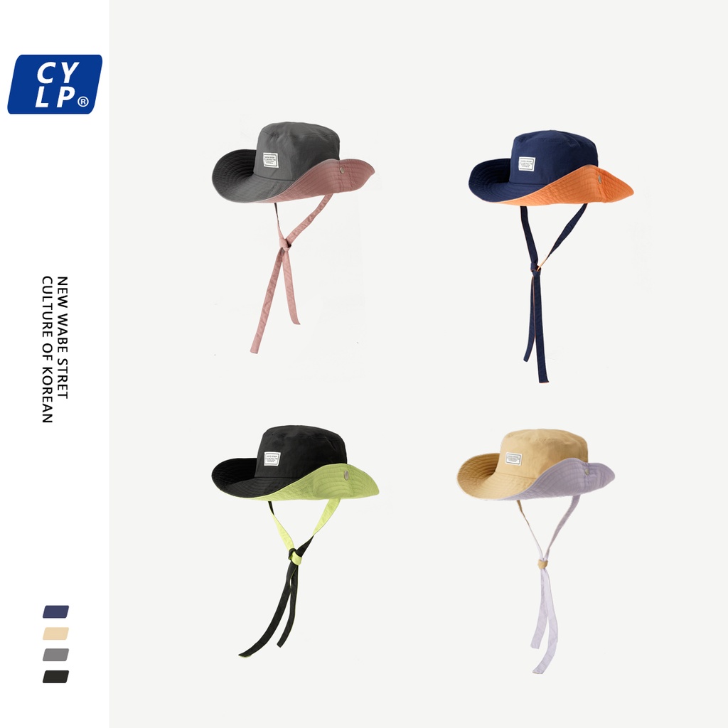 Nón Tai Bèo Vành Rộng In Chữ Phong Cách Hàn Quốc Thời Trang Mùa Hè Cho Nữ