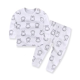 Bộ cotton sợi tre dài tay