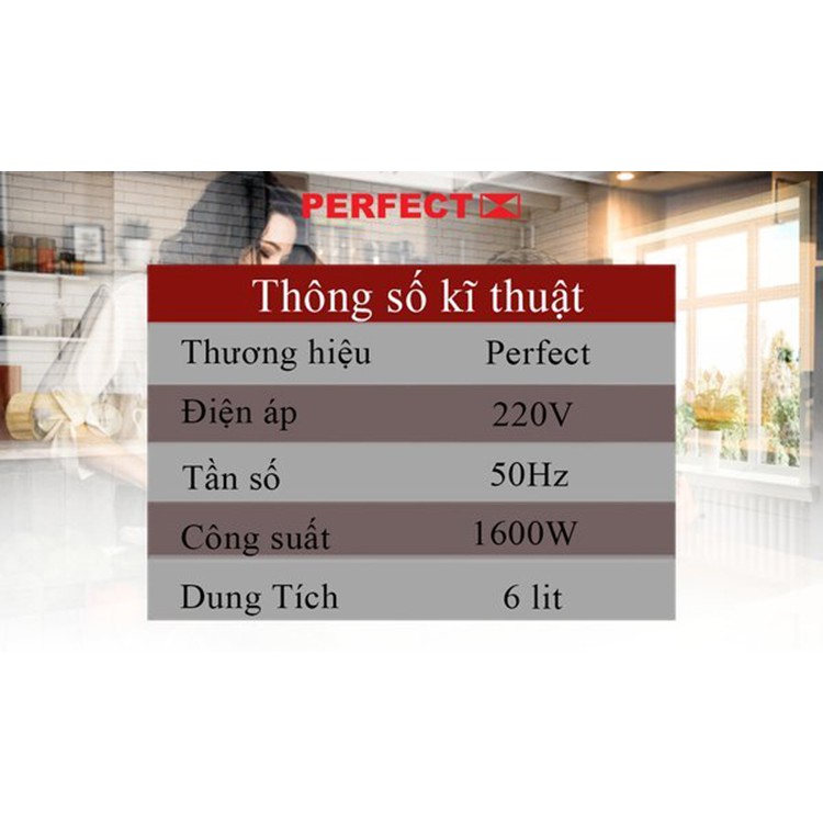 Nồi Chiên Không Dùng Dầu Perfect GLA-809