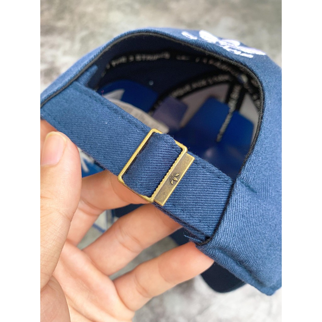⚡️ [ Ảnh Thật ] Mũ / Nón thể thao Adidas RELAXED BIG TREFOIL HAT - Navy | CM3917 / HÀNG XUẤT DƯ XỊN | SẴN HÀNG