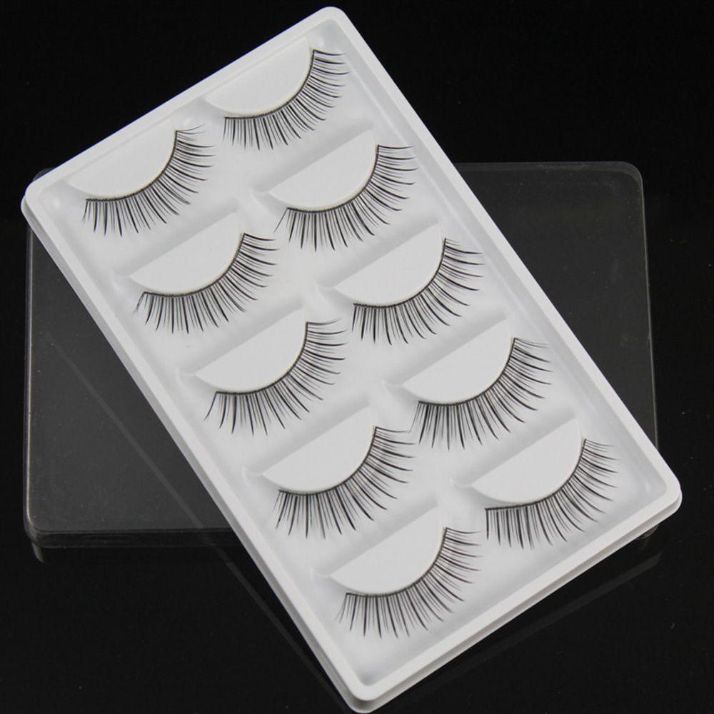 OCEANMAP False Eyelashes Extension Black Makeup Natural Soft Fake
