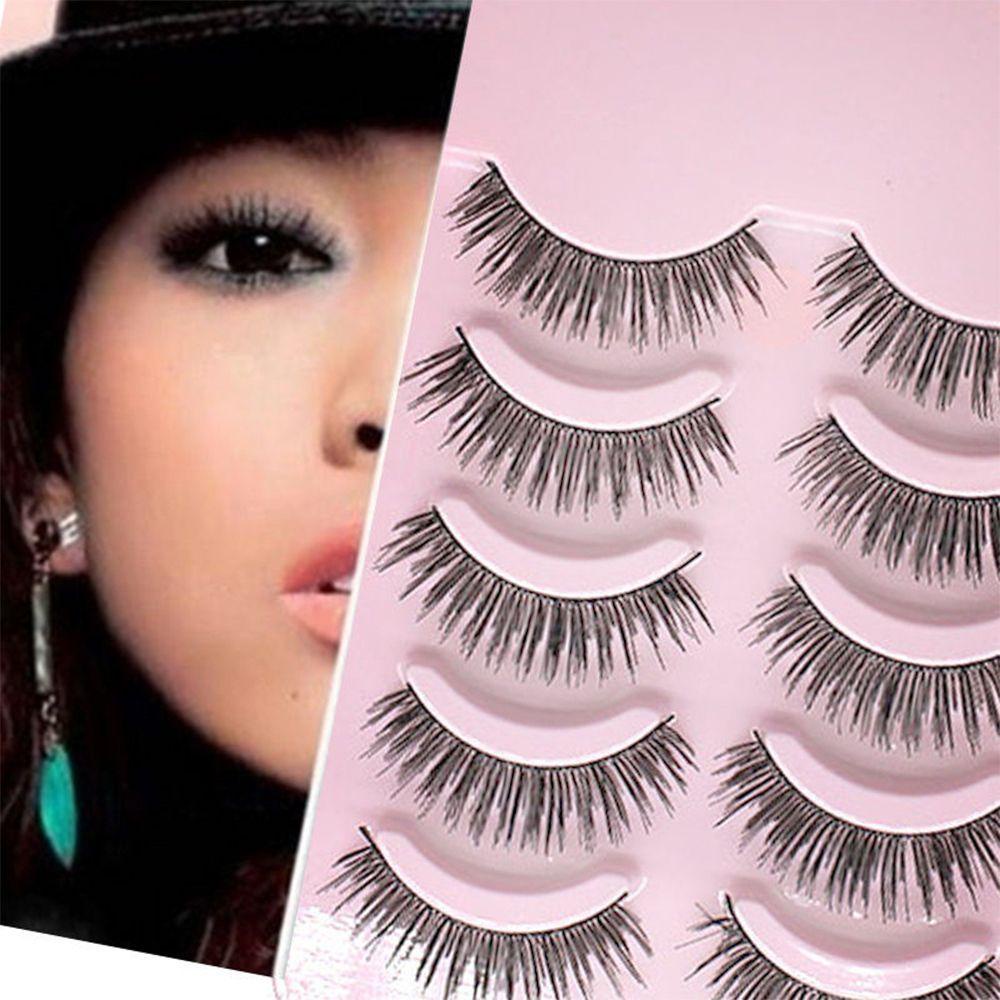 Set 5 Cặp Lông Mi Giả Dài Và Dày Tự Nhiên 100% Chất Lượng Cao