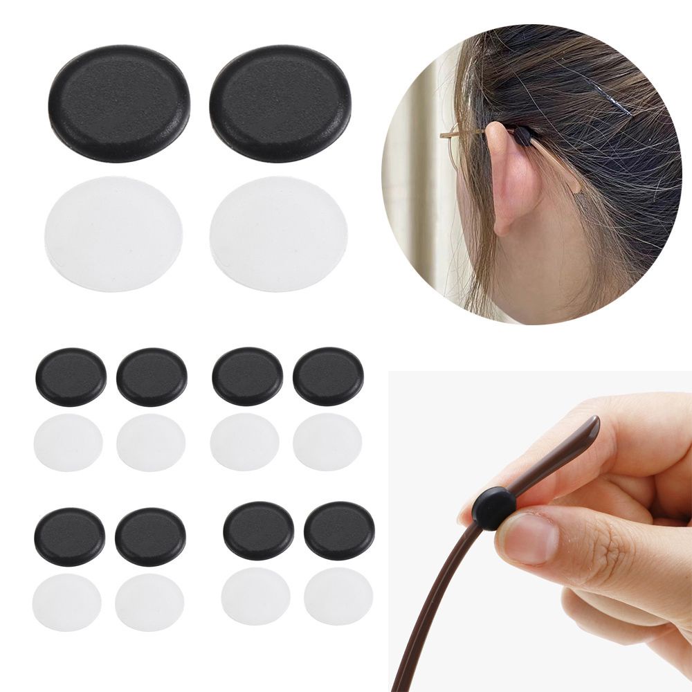 Set 5 cặp móc cố định mắt kính thể thao bằng silicon mềm chống trượt