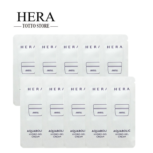 [12 - 30 gói] Kem dưỡng trắng sáng da Hera Aquabolic Hydro-Whip Cream 1ml/gói