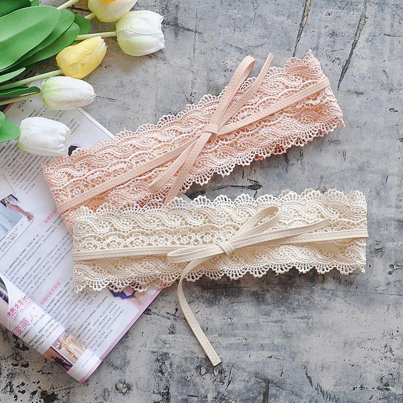 Thắt Lưng Da Pu Phối Ren Hoa Thời Trang Cho Nữ