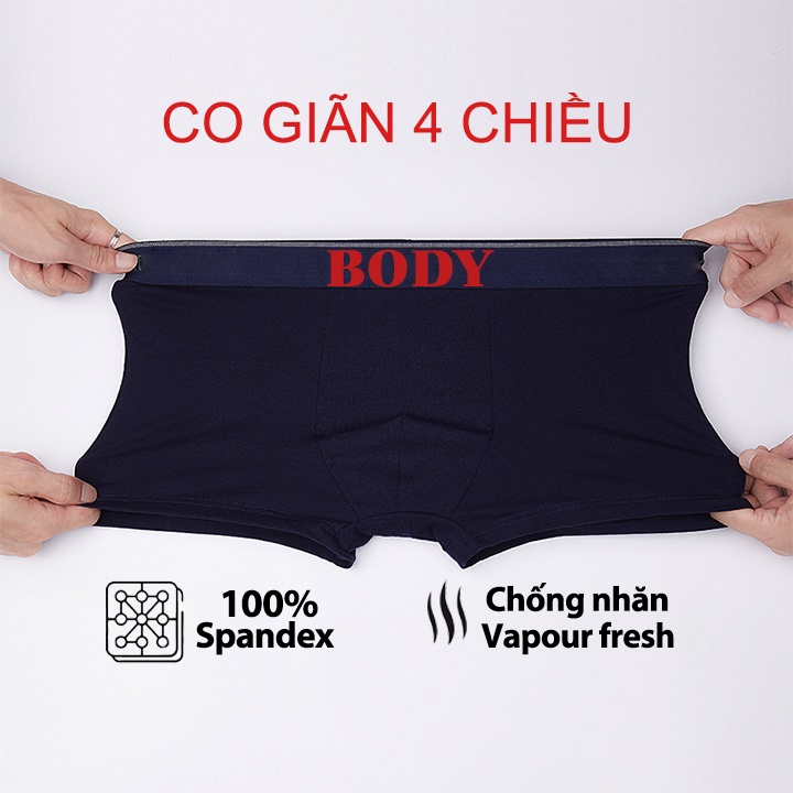 Quần lót nam sịp đùi boxer đẹp thun lạnh cao cấp lưng cao VN26C