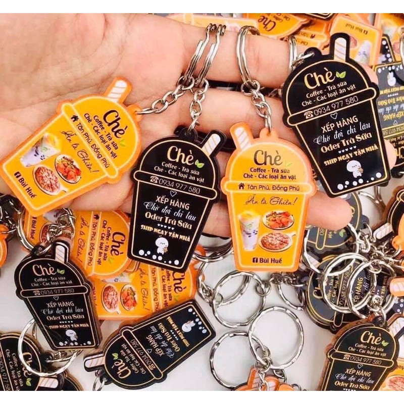 SỈ SỐ LƯỢNG 100 MÓC KHOÁ IN HÌNH THEO YÊU CẦU