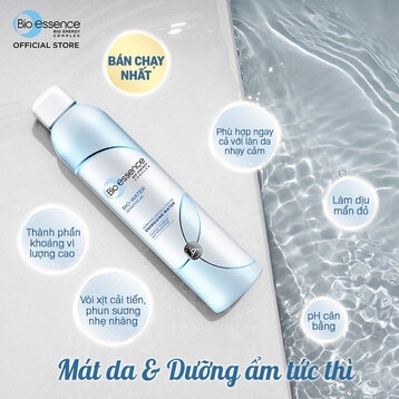 Xịt Khoáng / Nước khoáng dưỡng da ẩm mượt mịn màng Bio-Essence Bio-Water Energizing Water 100ml / 300ml