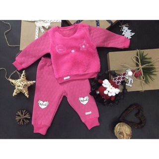 Bộ quần áo trần bông - lông momma cho bé
