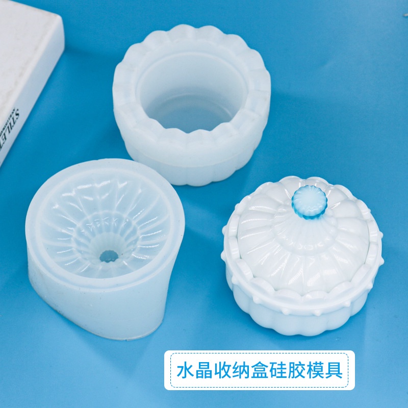Khuôn Silicone Làm Hộp Đựng Trang Sức Có Gương Soi Tiện Lợi  Tự làm khuôn keo Gương hộp lưu trữ tinh thể Khuôn silicone Hộp đựng đồ trang sức Khuôn để bàn Khuôn silicone cho nhựa