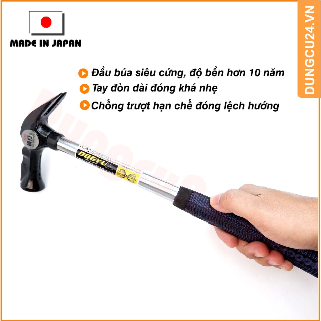 Búa Nhật, búa đóng cốt pha nhôm DOGYU NO.00614/ búa xây dựng cốt pha