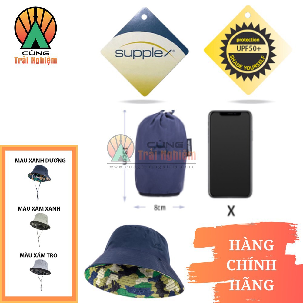 [CHÍNH HÃNG] Mũ Tai Bèo Nón Bucket Naturehike NH18H008-T Chống Tia UV UPF50+ Cho Câu Cá Dã Ngoại