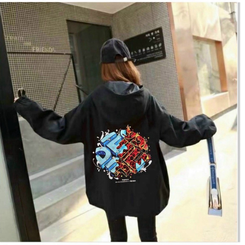 Áo Khoác Dù Chống Nắng Unisex Form Rộng DELLI Jacket Ulzzang [Nờ âu]
