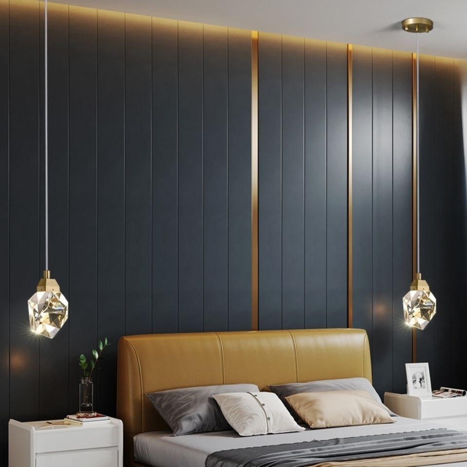 Đèn thả pha lê Đèn Treo Bàn Ăn Trang Trí Cao Cấp Đèn Thả Phòng Ngủ Đèn Thả PhòNg KháCh Bắc Âu Hiện Đại Đèn Thả Trần