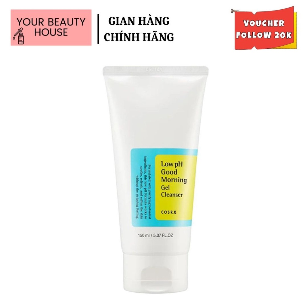 [Cosrx] Sữa Rửa Mặt Dịu Nhẹ Dạng Gel