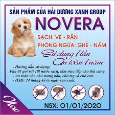 Thuốc tắm trị ve, rận, bọ chét cho chó mèo 1 lần sạch